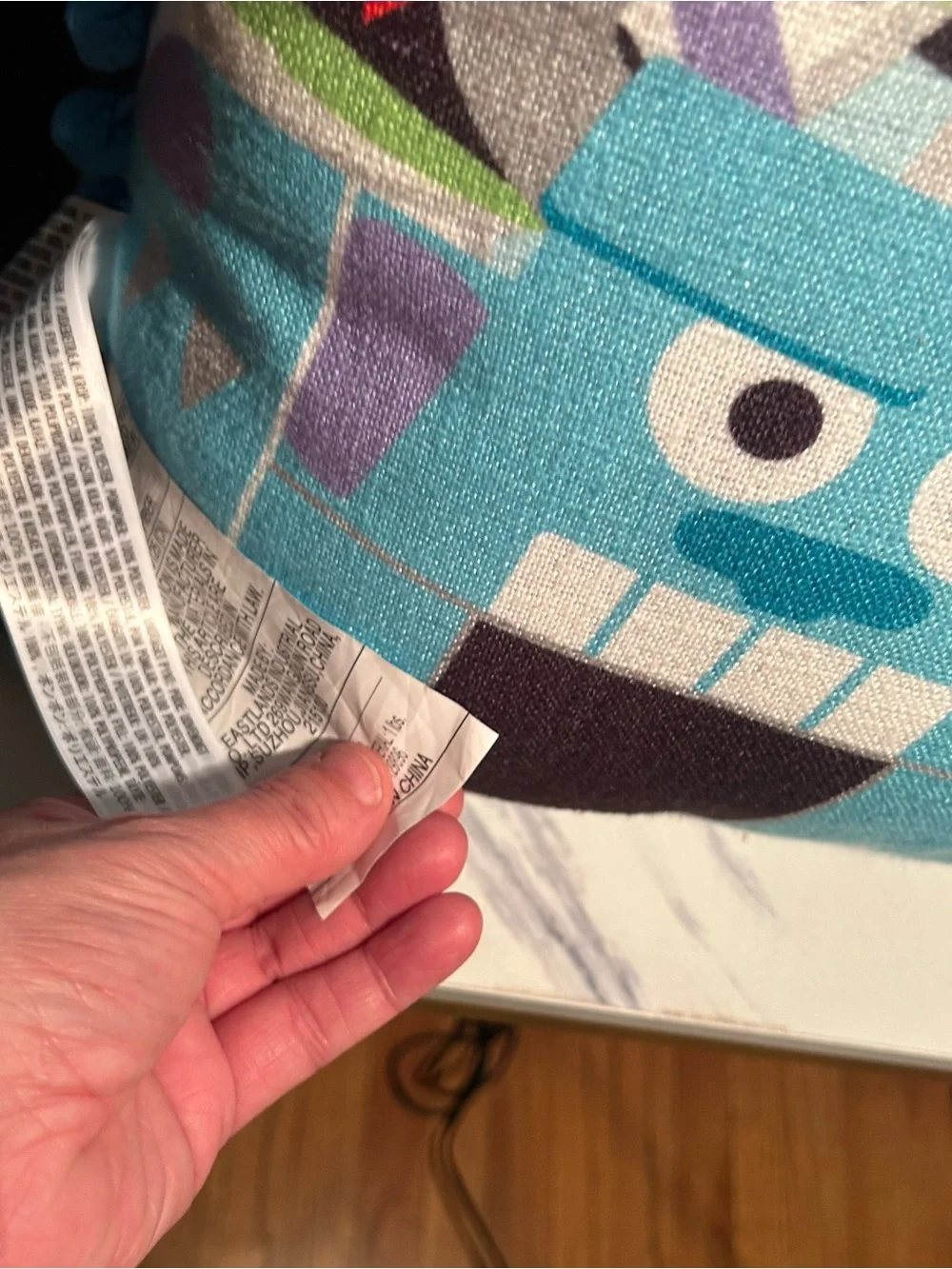 Disney Parks Pixar Toy To The World Christmas Holiday Pillow